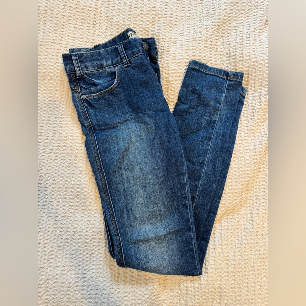 Free People Dark Blue Skinny Jeans